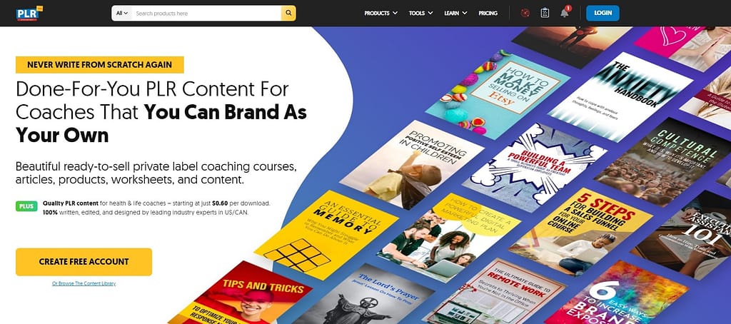 Lead Magnet Funnel 9 PLR.me home page