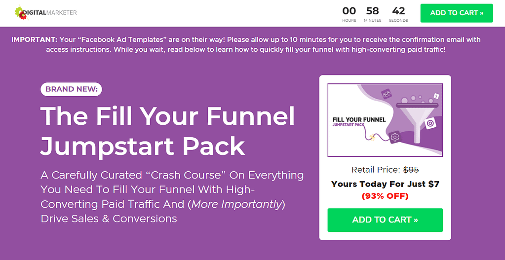 Lead Magnet Funnel 12 example of thank you page in lead magnet funnel