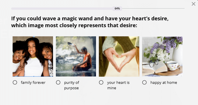 Quiz/Survey Funnel 18 Quiz Questions creation: Surprise/random curiosity-based question