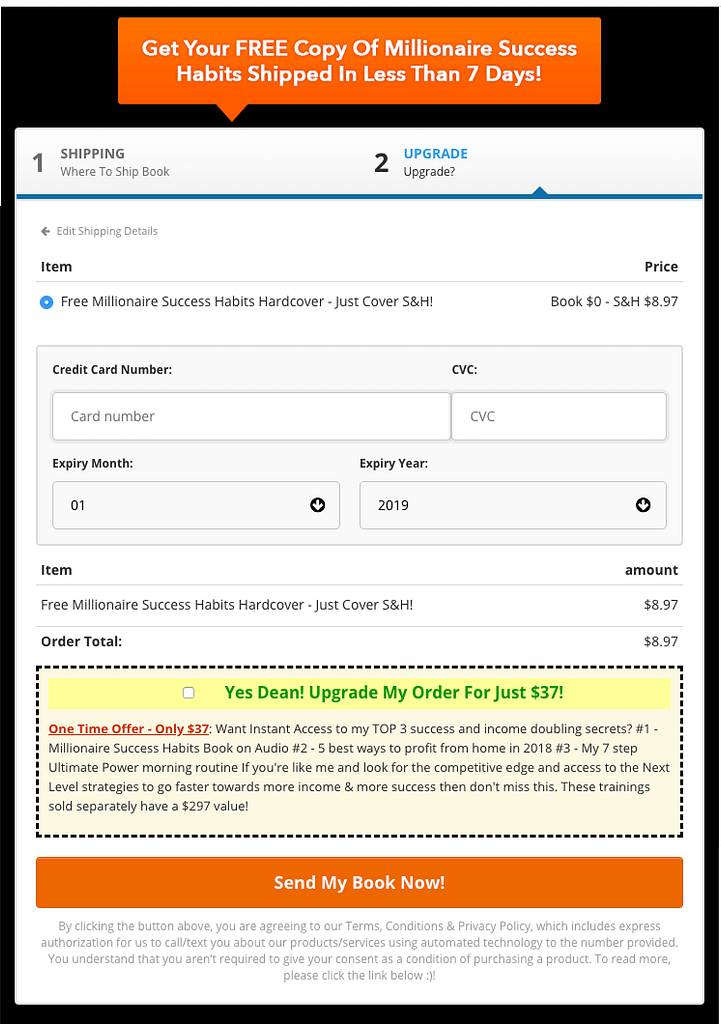 Free Plus Shipping Funnel 8 free plus shipping funnel checkout