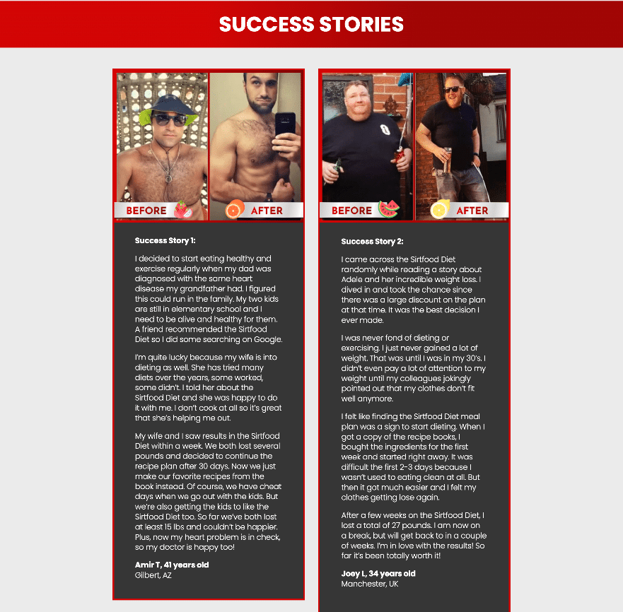 Quiz/Survey Funnel 31 design quiz funnel result page layout section 4: Add Proof/Testimonial