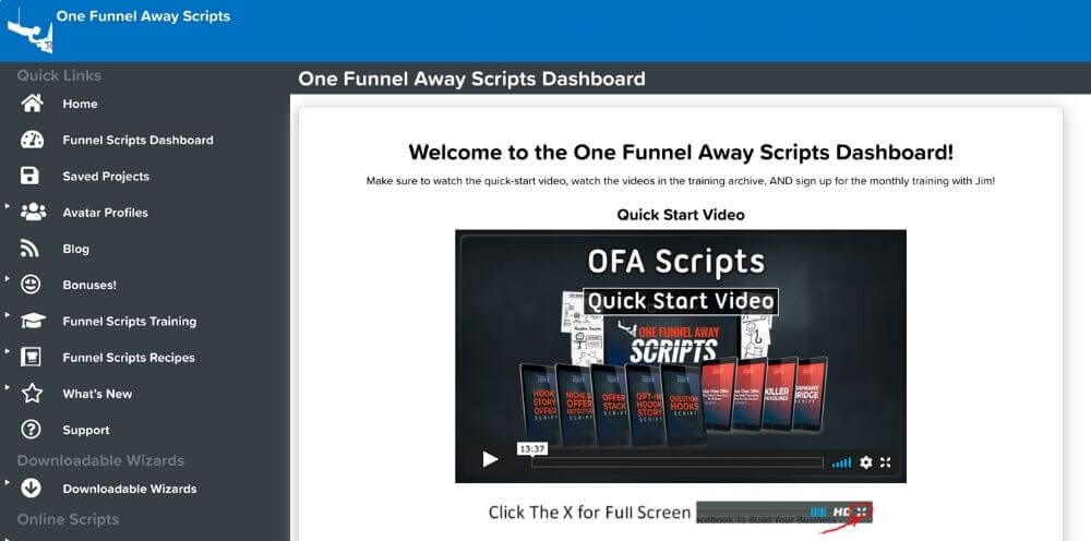 one funnel away scripts