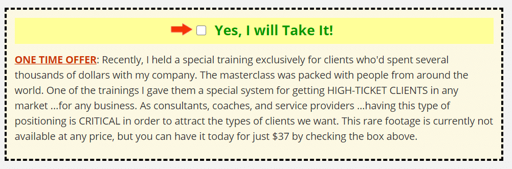 Instagram mastery book order bump