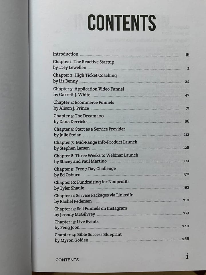 30 days summit book content