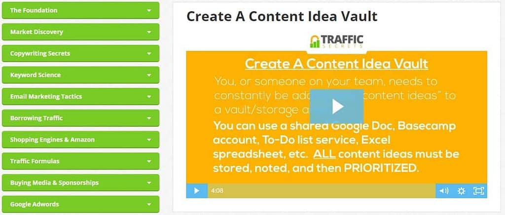 traffic secrets module 20: building a content factory