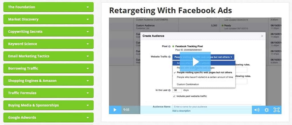 traffic secrets module 15: traffic retargeting