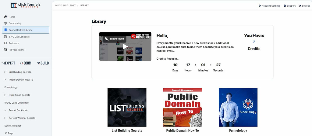 funnelhacker library
