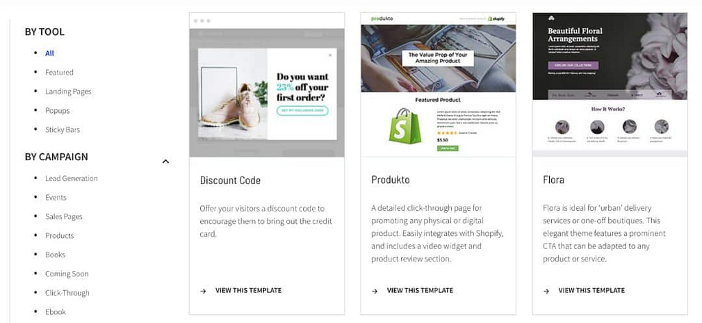 unbounce template