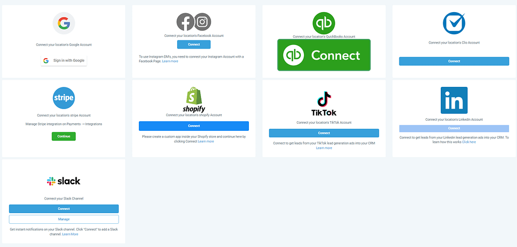Pipeline Pro integration list