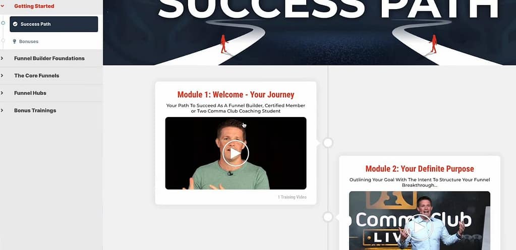 funnel builder secrets review success path