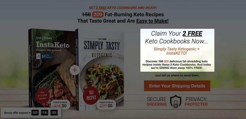 keto squeeze page content