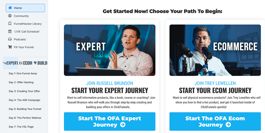 One Funnel Away Challenge review: Choose your path expert or ecommerce