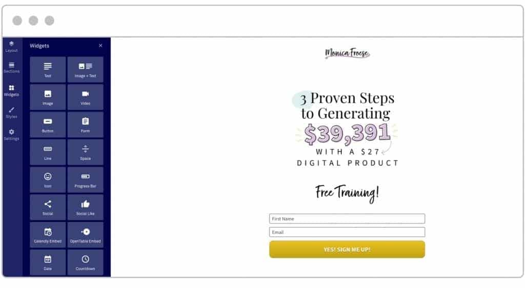 leadpages review page builder