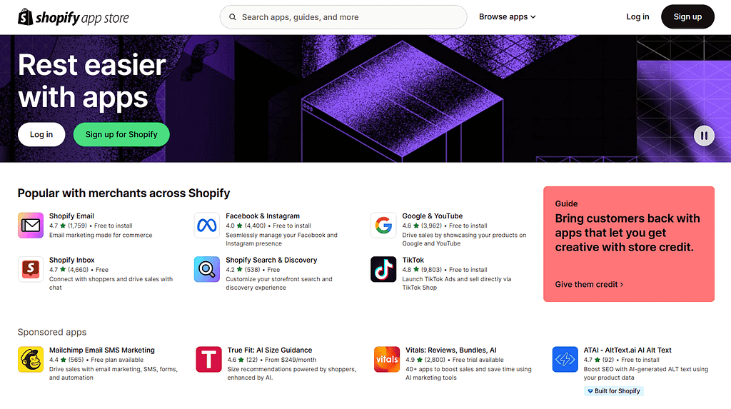 shopify apps