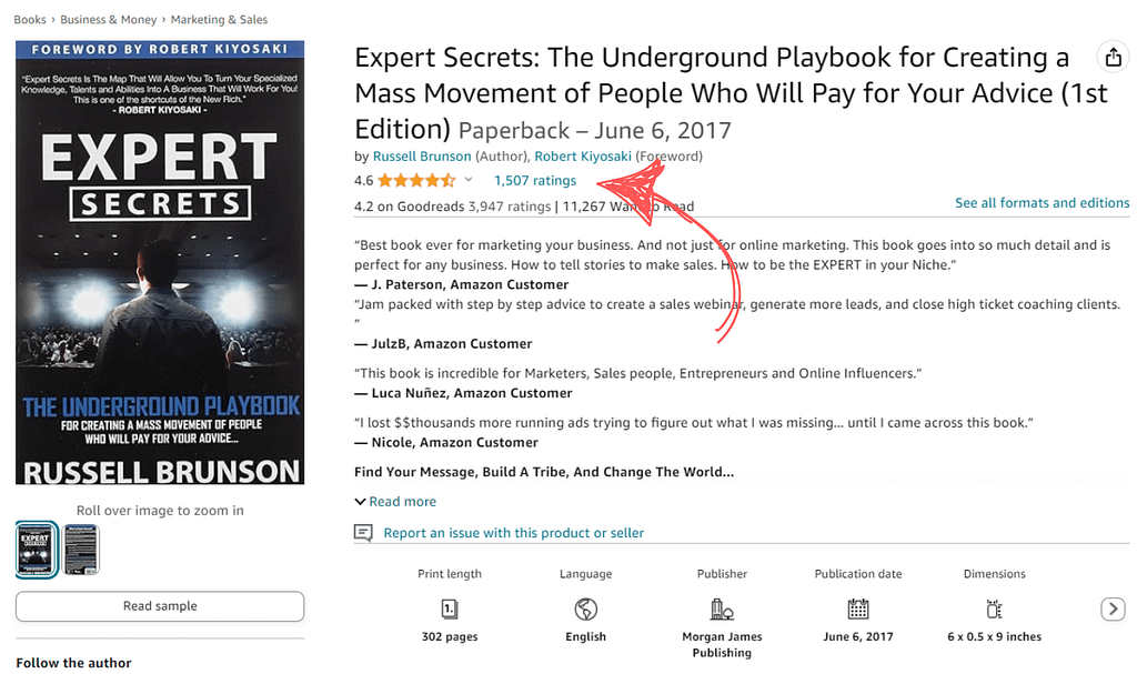 expert secrets reviews amazon