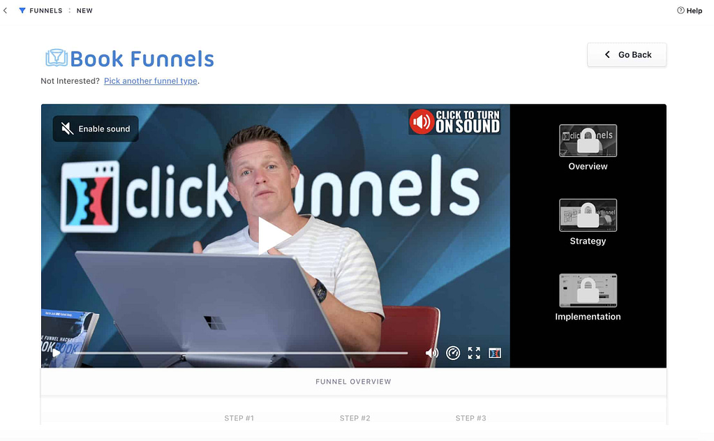 Clickfunnels funnel template overview