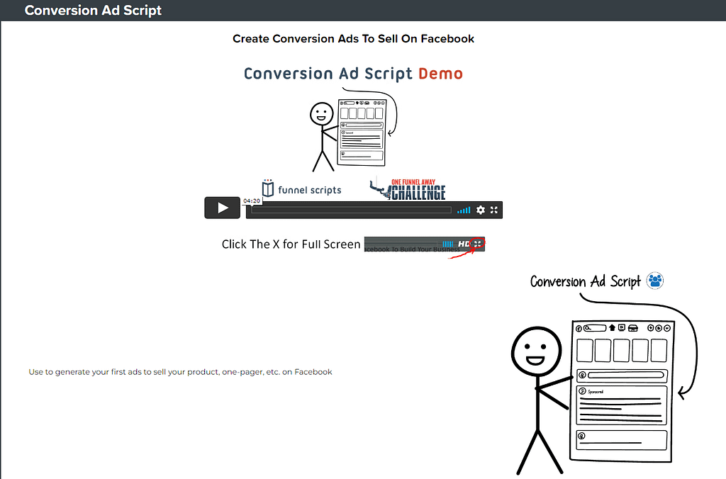 funnel scripts video section