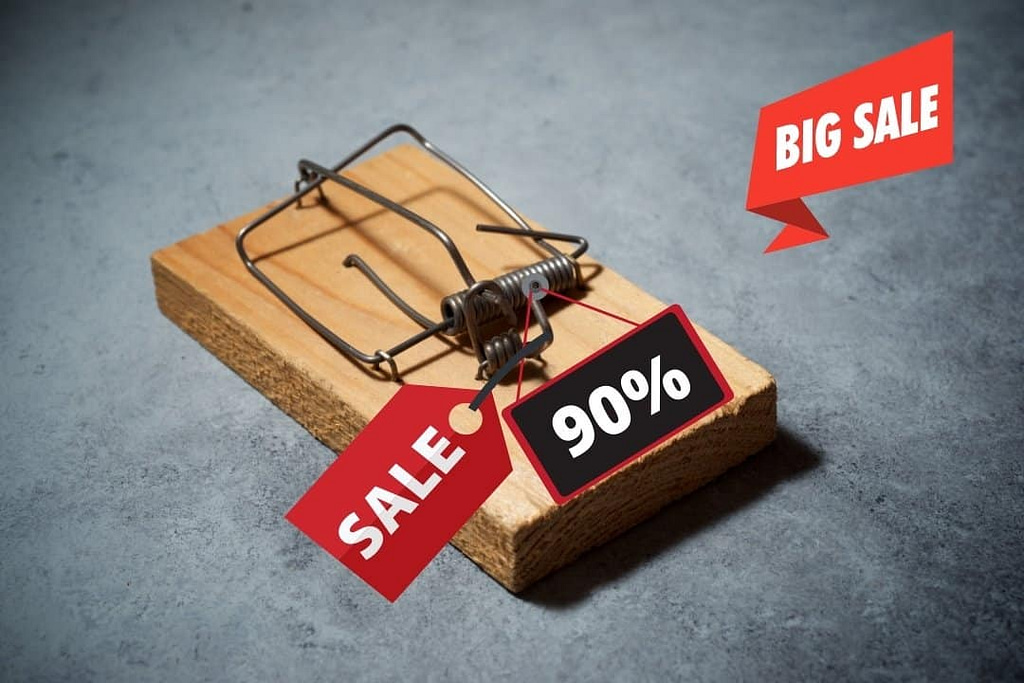 fake discount price