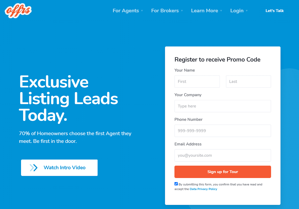 offrs real estate lead generation companies