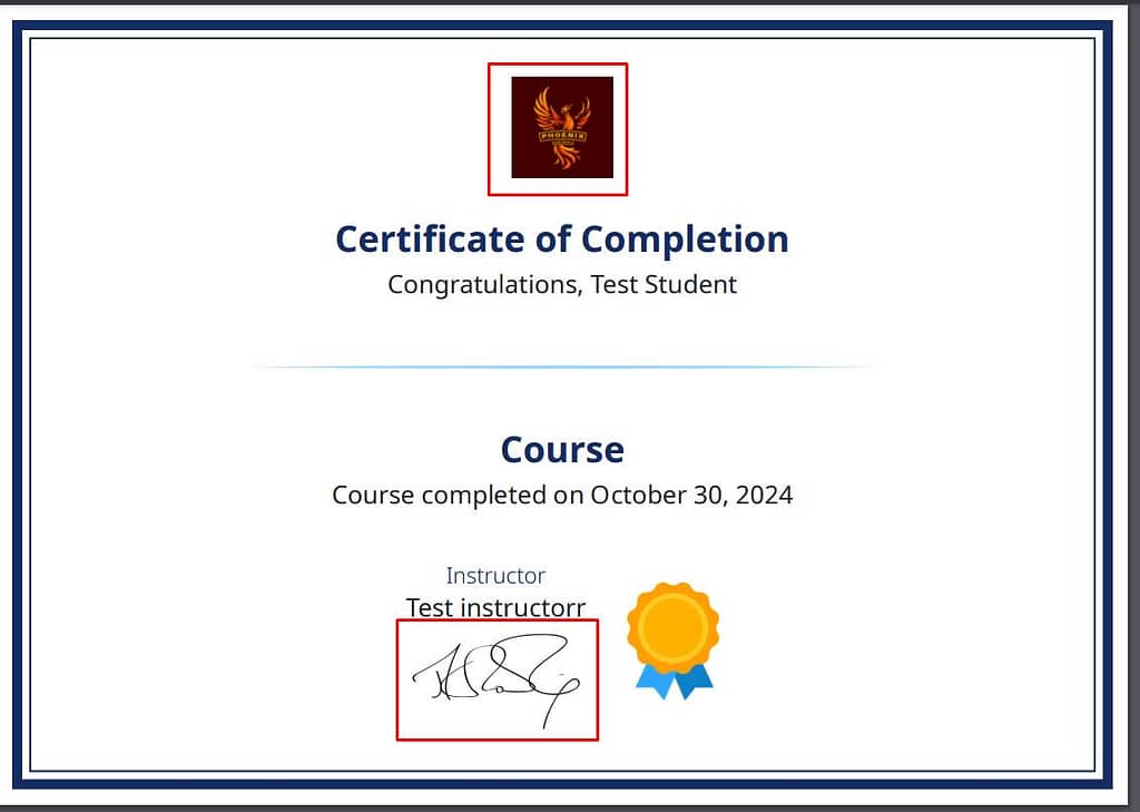 Create certificate for student in Systeme.io