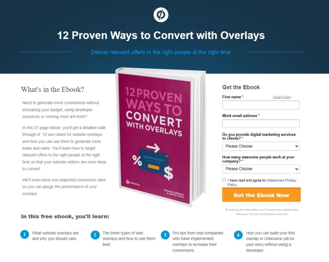 unbounce squeeze page example - 1