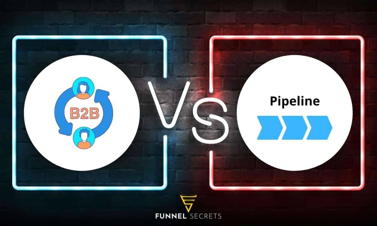 b2b sales funnel vs pipeline