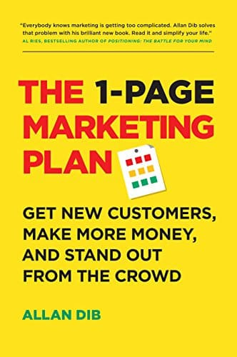 the one page marketing plan
