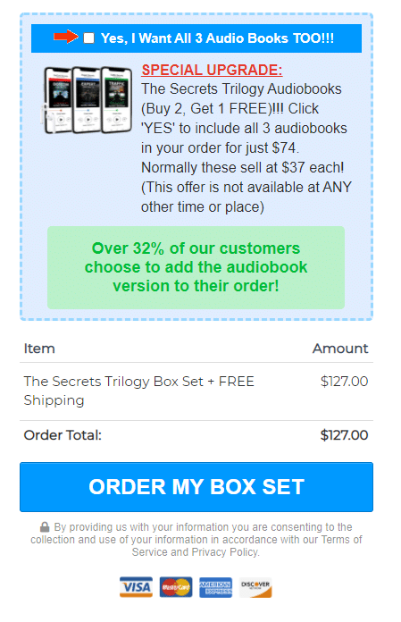 The Secrets trilogy audiobooks discount