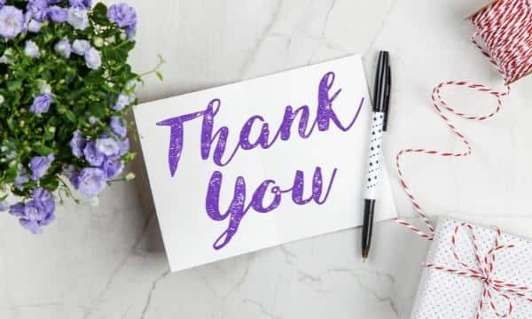 what is a thank you page