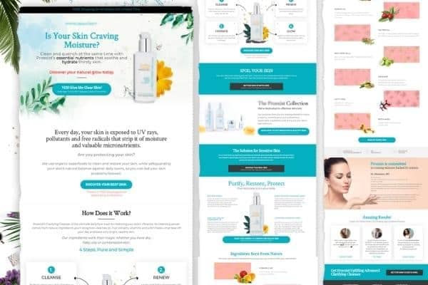 simple sales page