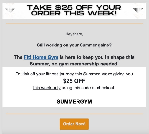 discount deal with expiration date