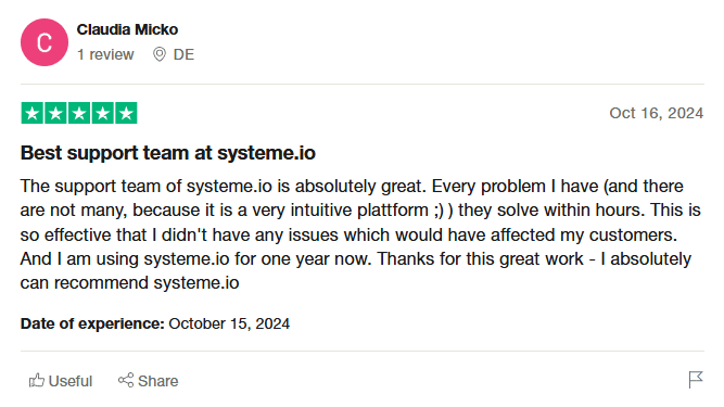 systeme.io reviews 1