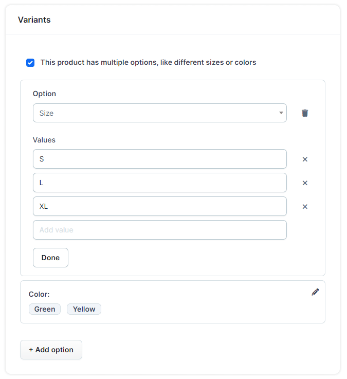 clickfunnels product variants setting