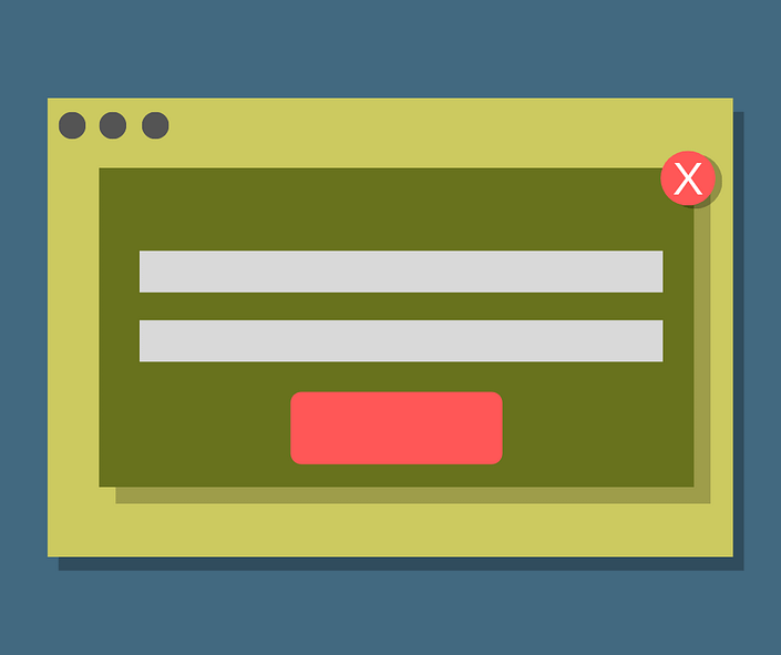 website popup
