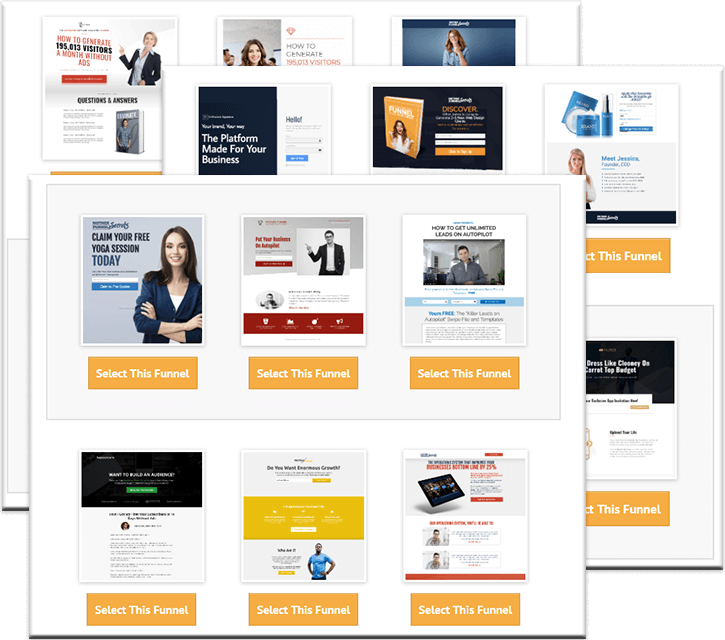 lead funnels review: The sales funnel template
