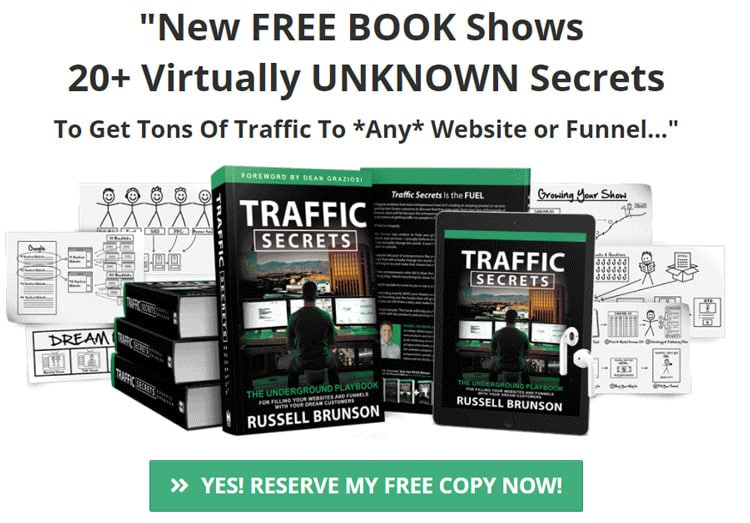 IG secrets book funnel: Traffic Secrets