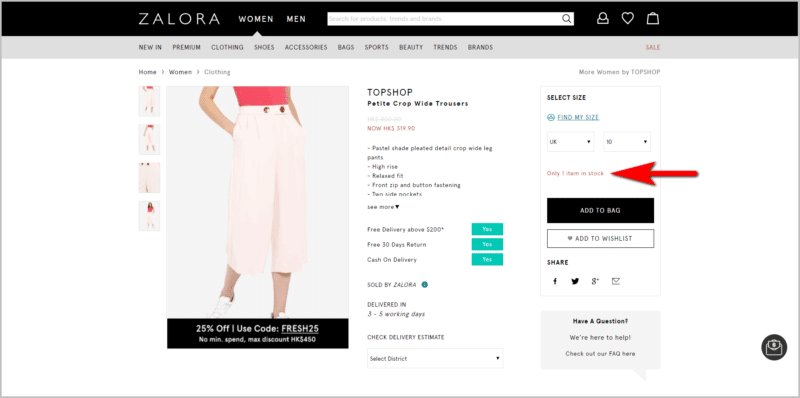 ecommerce sales funnel main page