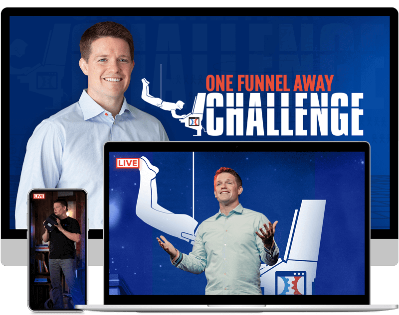 One funnel away challenge mockup