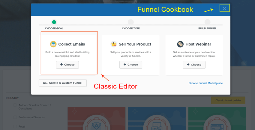 clichfunnels builder
