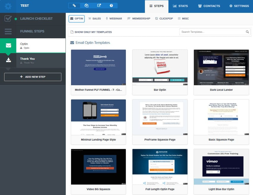 Clickfunnels landing page template