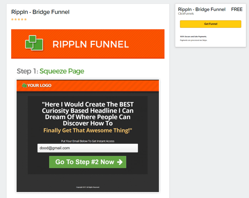 clickfunnels rippln bridge funnel