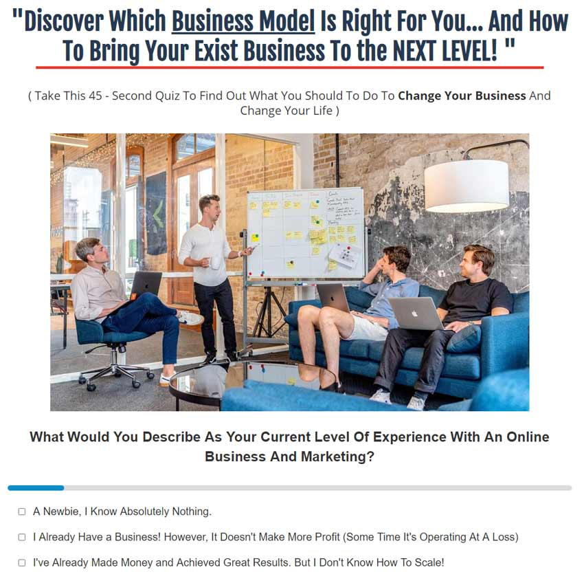 Funnel secrets survey funnel
