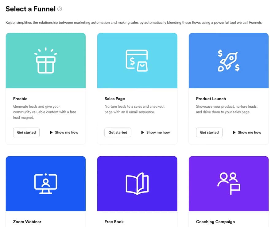 kajabi funnel templates