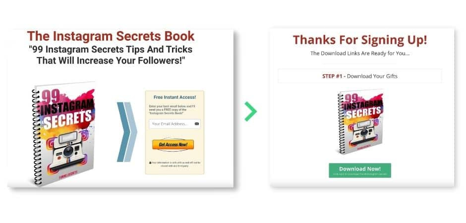 lead generation funnel example