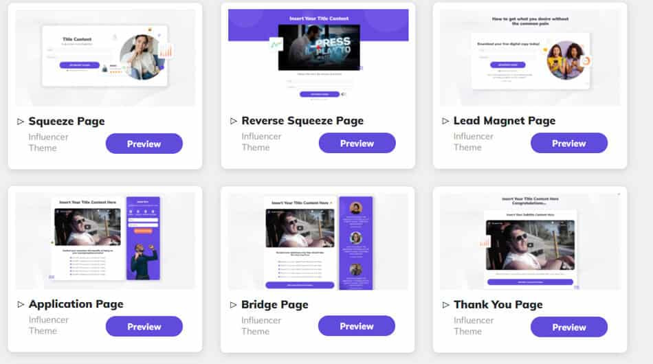 Builderall funnel theme